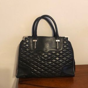 Rebecca Mintoff handbag black leather quilted